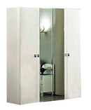 ESF Furniture Onda 4 Door Wardrobe in White