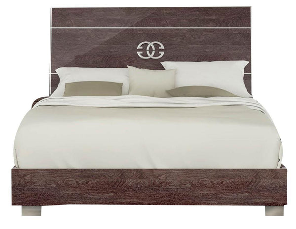 ESF Furniture Prestige Classic King Sleigh Bed in Cognac Birch image