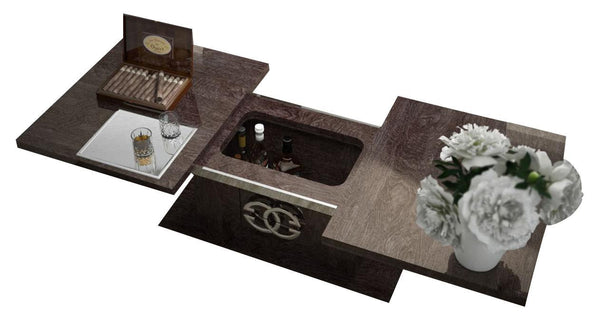 ESF Furniture Prestige Coffee Table with Storage in Wenge image