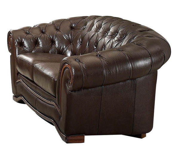 ESF Furniture 262 Loveseat in Chocolate Brown image