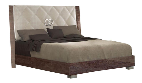 ESF Furniture Prestige Deluxe King Sleigh Bed in Cognac Birch image