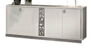 ESF Furniture Roma 4-Door Buffet in White