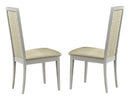 ESF Furniture Roma Side Chair in White (Set of 2)
