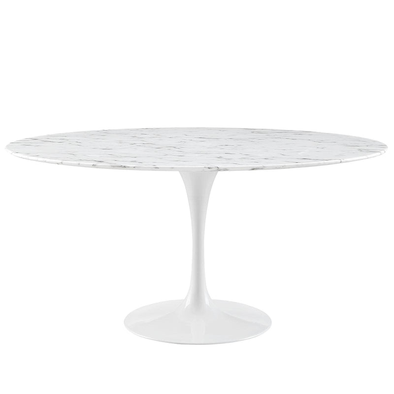 Lippa 60" Round Artificial Marble Dining Table image
