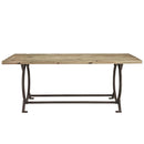Effuse Rectangle Wood Top Dining Table
