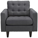Empress Upholstered Fabric Armchair