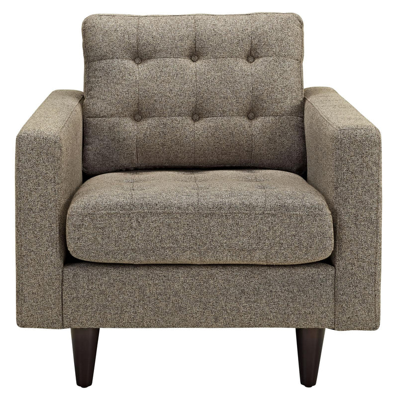 Empress Upholstered Fabric Armchair