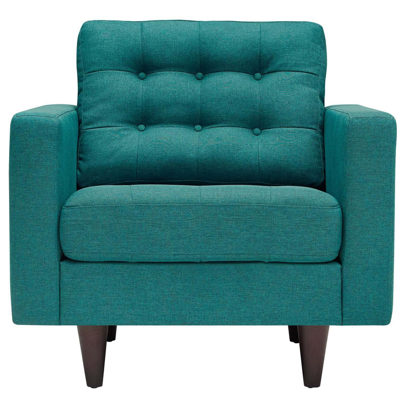 Empress Upholstered Fabric Armchair