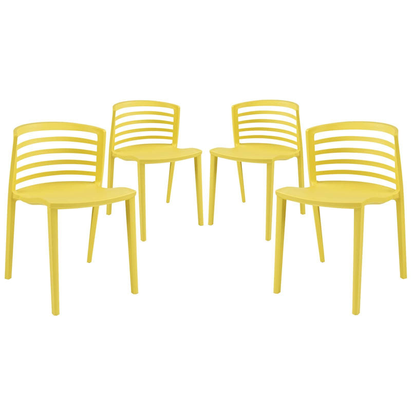 Curvy Dining Chairs Set of 4 image
