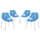 Stencil Dining Side Chair Set of 4