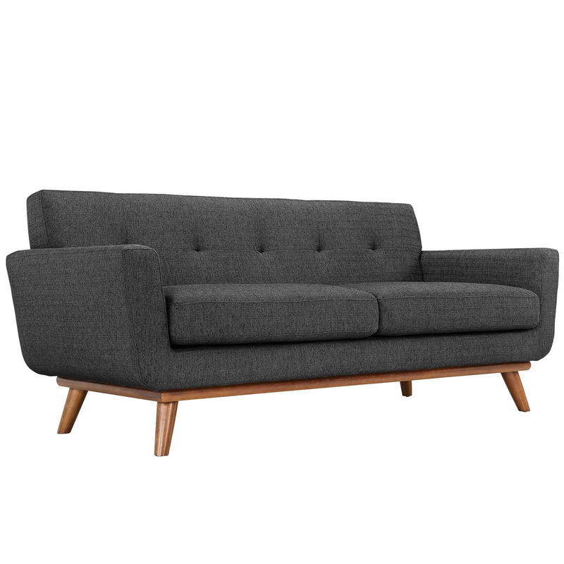 Engage Upholstered Fabric Loveseat