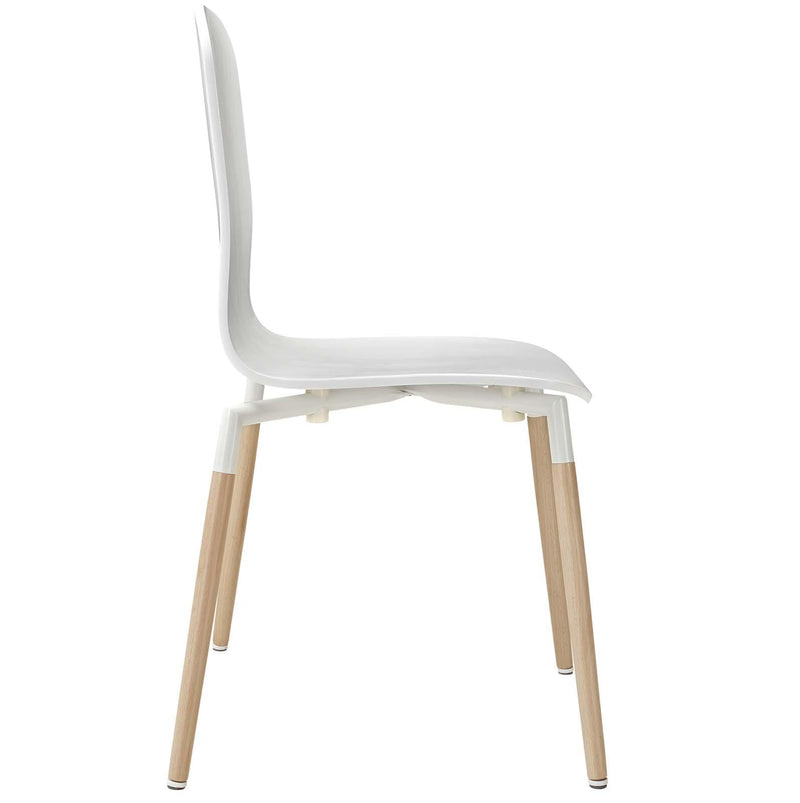 Stack Dining Chairs Wood Set of 4