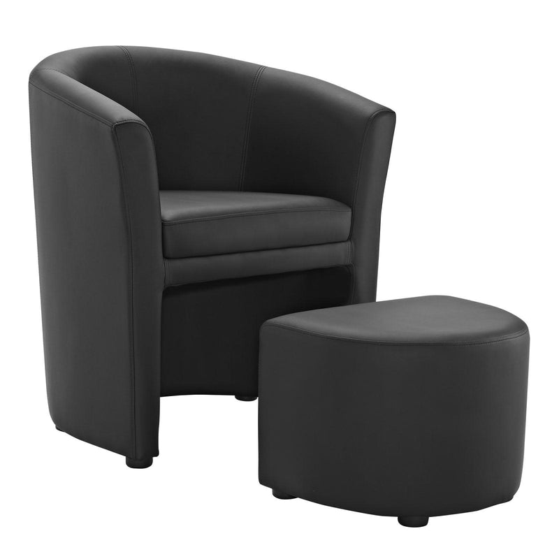 Divulge Armchair and Ottoman image