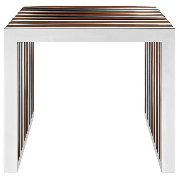 Gridiron Small Wood Inlay Bench