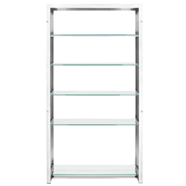 Gridiron Stainless Steel Bookshelf