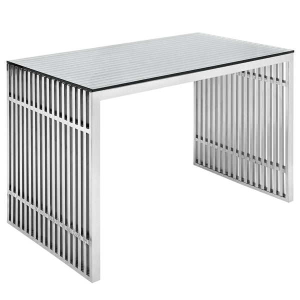 Gridiron Stainless Steel Office Desk image