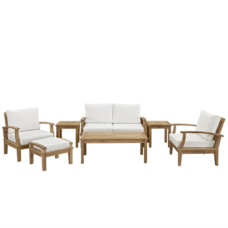 Marina 7 Piece Outdoor Patio Teak Set