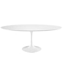 Lippa 78" Oval Wood Top Dining Table