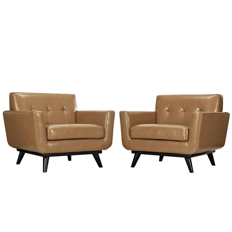 Engage Leather Sofa Set image