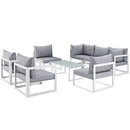 Fortuna 8 Piece Outdoor Patio Sectional Sofa Set