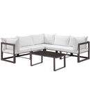 Fortuna 6 Piece Outdoor Patio Sectional Sofa Set