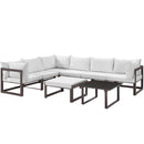Fortuna 8 Piece Outdoor Patio Sectional Sofa Set