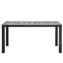 Maine 63" Outdoor Patio Dining Table