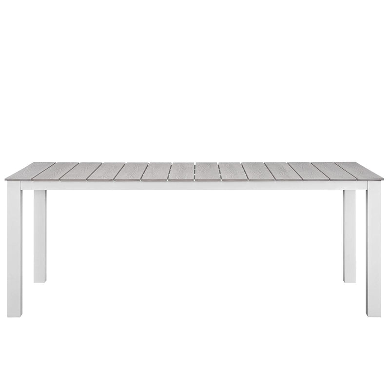 Maine 80" Outdoor Patio Dining Table