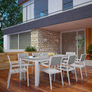 Maine 9 Piece Outdoor Patio Dining Set