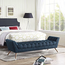 Response Upholstered Fabric Bench