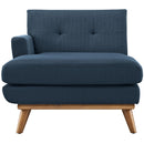 Engage Left-Facing Upholstered Fabric Chaise