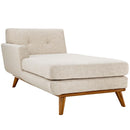 Engage Left-Facing Upholstered Fabric Chaise
