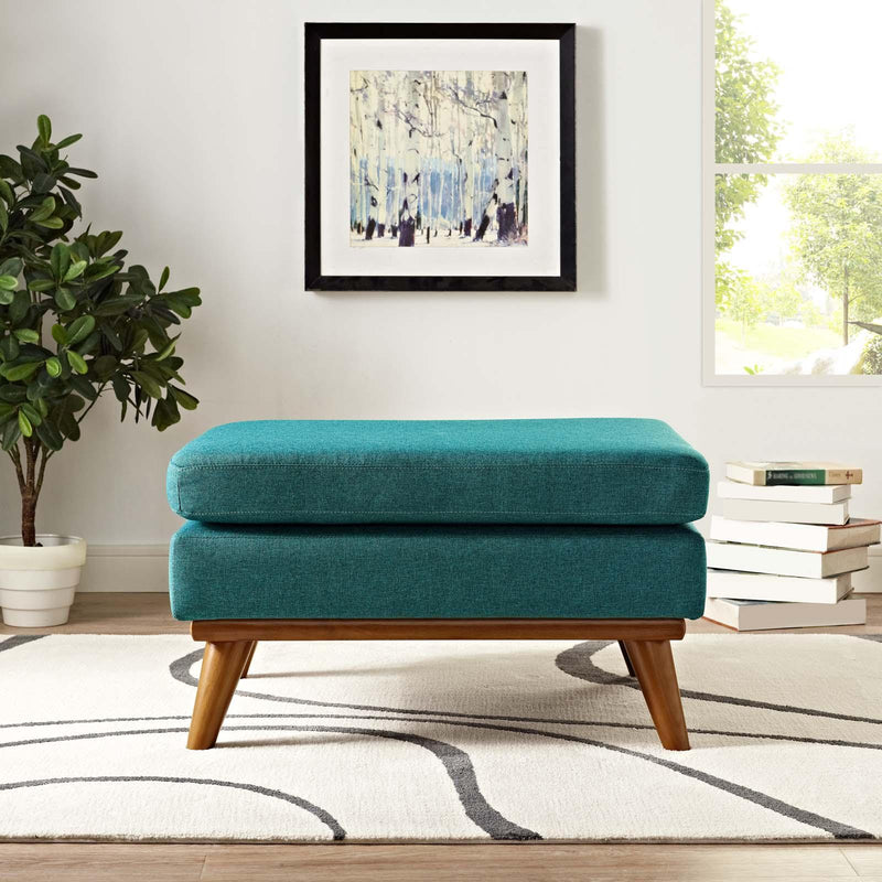 Engage Upholstered Fabric Ottoman