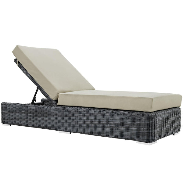 Summon Outdoor Patio Sunbrella� Chaise Lounge