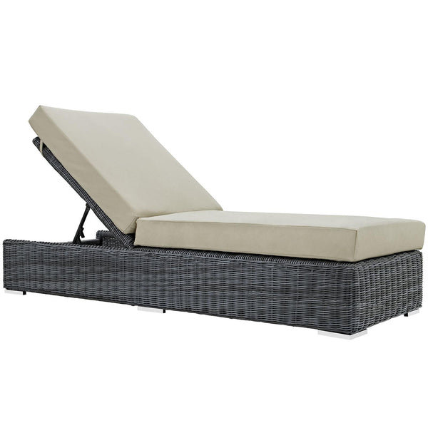Summon Outdoor Patio Sunbrella� Chaise Lounge image