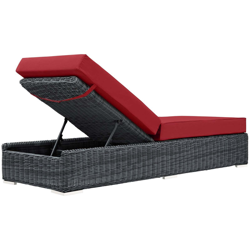 Summon Outdoor Patio Sunbrella� Chaise Lounge