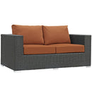 Sojourn 5 Piece Outdoor Patio Sunbrella� Sectional Set