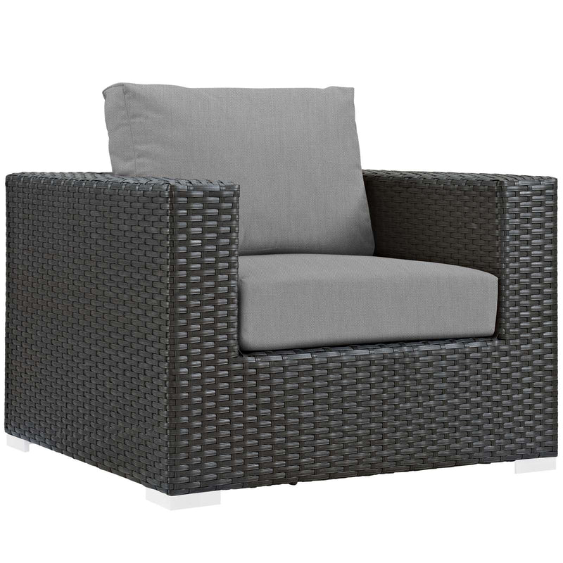 Sojourn 3 Piece Outdoor Patio Sunbrella� Sectional Set