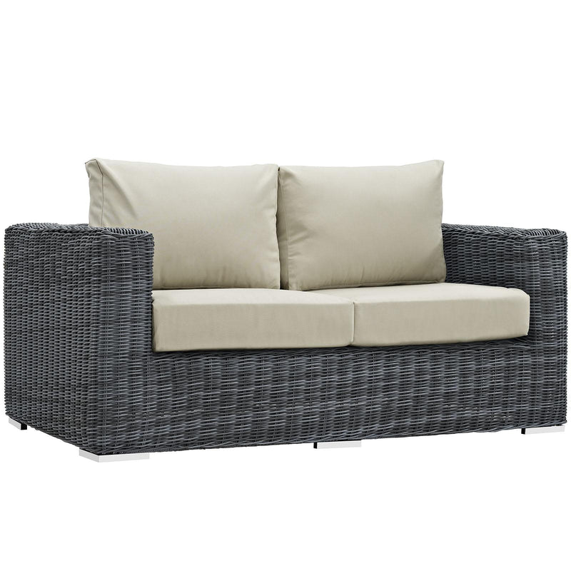 Summon 8 Piece Outdoor Patio Sunbrella� Sectional Set