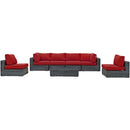 Summon 7 Piece Outdoor Patio Sunbrella� Sectional Set