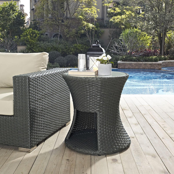 Sojourn Round Outdoor Patio Side Table