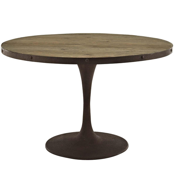 Drive 48" Round Wood Top Dining Table image