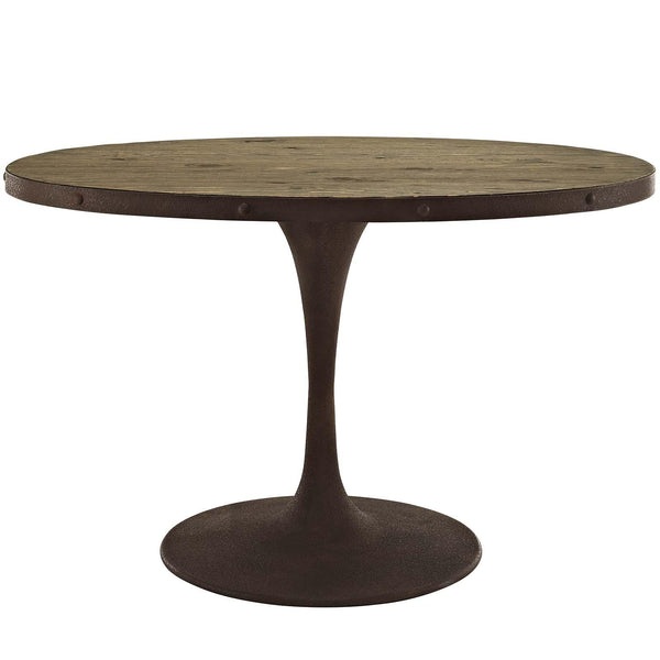 Drive 47" Oval Wood Top Dining Table image