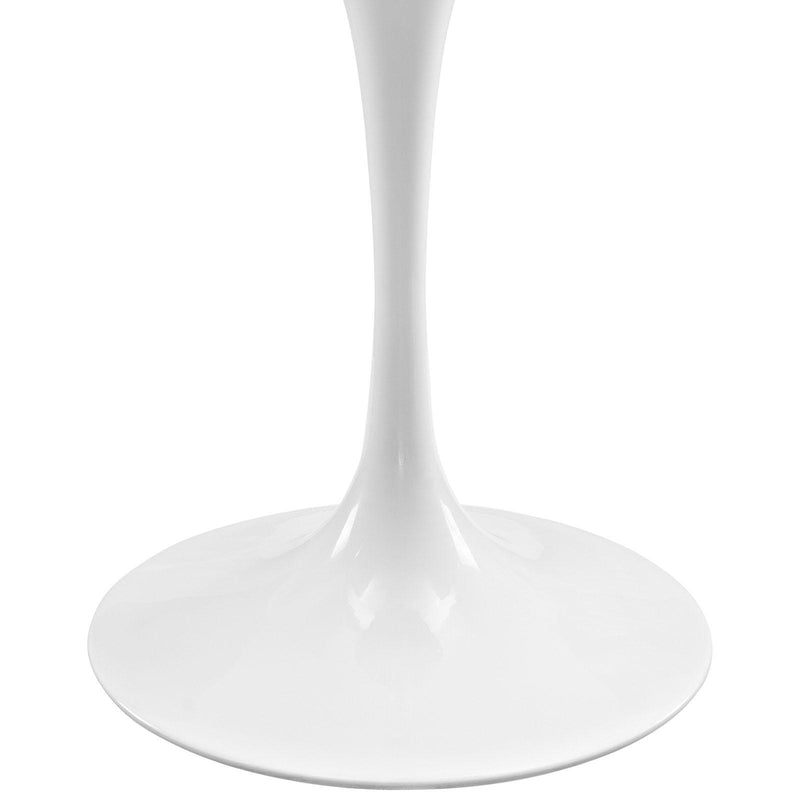 Lippa 48" Oval Artificial Marble Dining Table