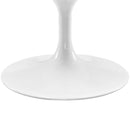 Lippa 48" Oval-Shaped Artificial Marble Coffee Table