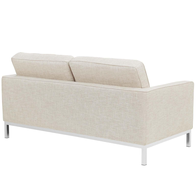 Loft Upholstered Fabric Loveseat