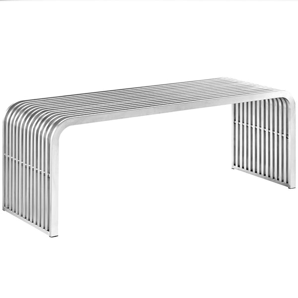 Pipe 47" Stainless Steel Bench image