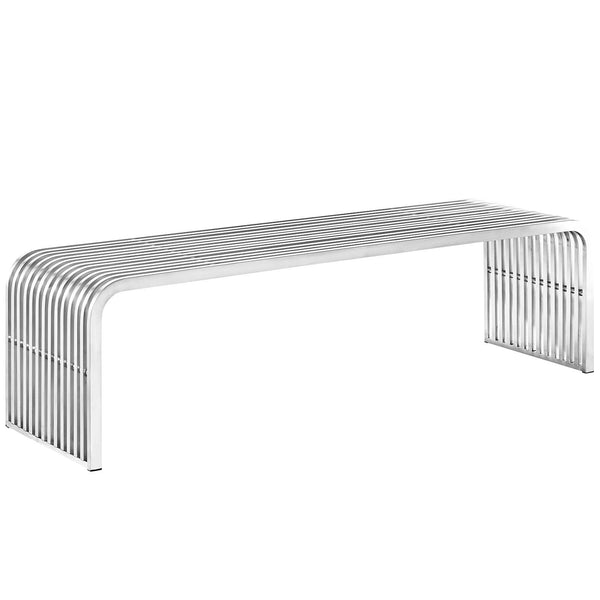 Pipe 60" Stainless Steel Bench image