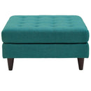 Empress Upholstered Fabric Large Ottoman
