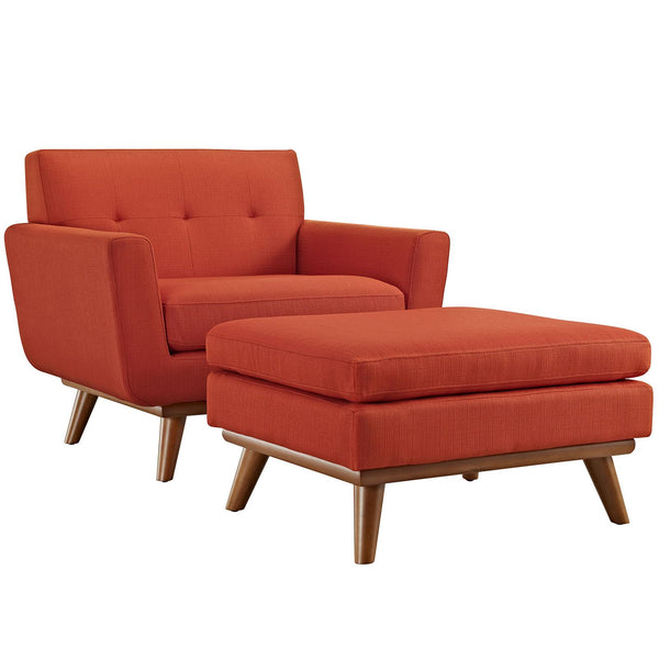 Engage 2 Piece Armchair and Ottoman image
